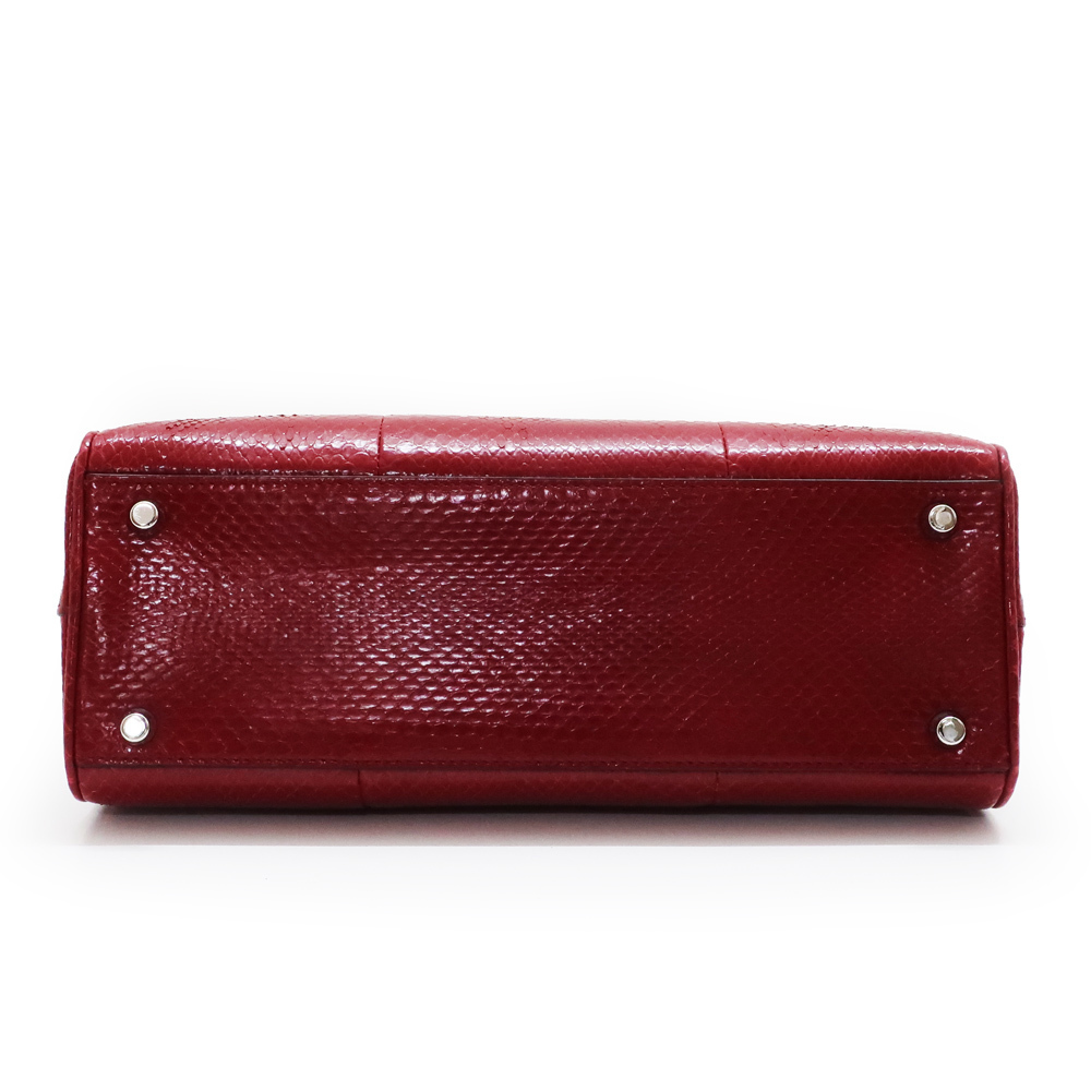 Gucci Zumi Small 2way Bag Python Red - image 3